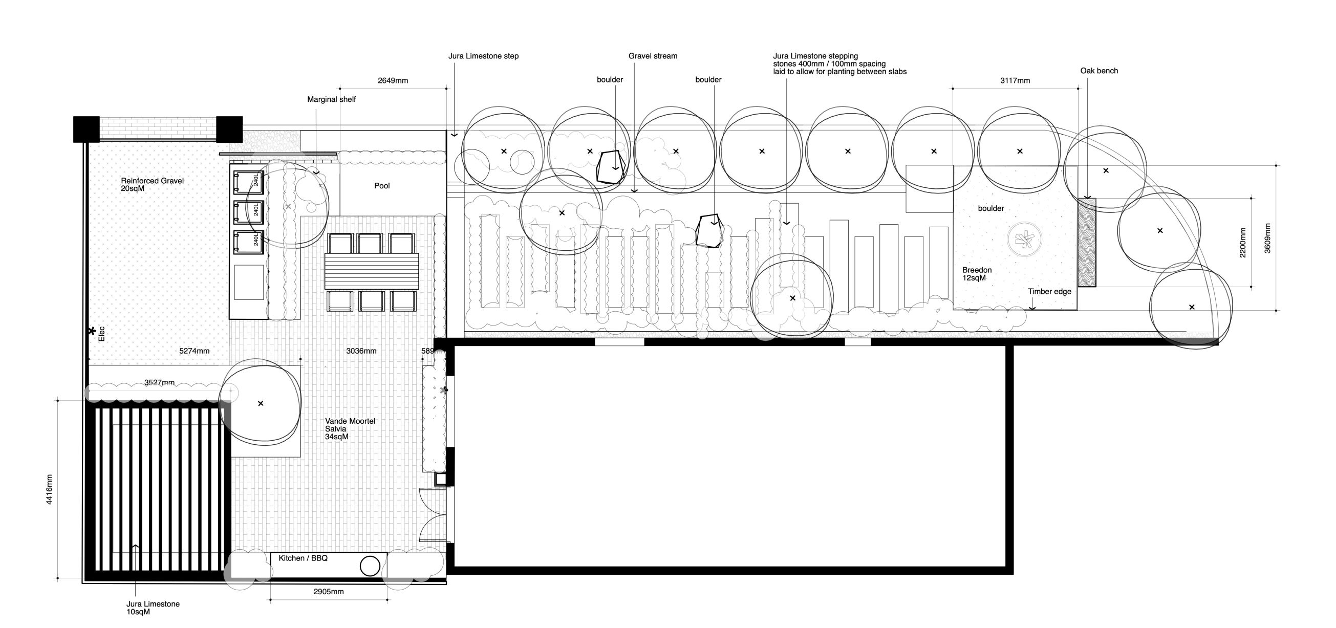 Technical CAD Garden Design